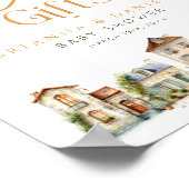 It Takes a Village Cards and Gifts Baby Shower  ポスター (角)