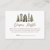 It Takes a Village Christmas Baby Shower エンクロージャーカード (正面)