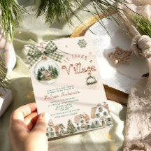 It Takes a Village Christmas Baby Shower