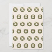 It Takes a Village Christmas Baby Shower 招待状 (裏面)