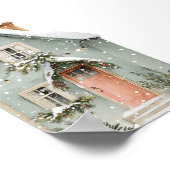 it takes a Village Christmas Winter Baby Shower ポスター (角)