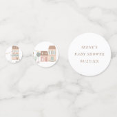 It Takes A Village Cute Gender Neutral Baby Shower コンフェッティ (正面)