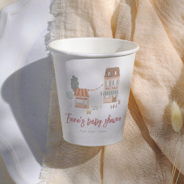 It Takes A Village Gender Neutral Baby Shower 紙コップ