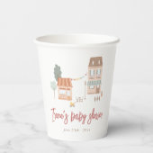 It Takes A Village Gender Neutral Baby Shower 紙コップ (裏面)