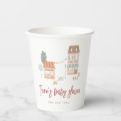 It Takes A Village Gender Neutral Baby Shower 紙コップ (正面)