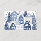 It takes a Village Navy Houses Books for baby エンクロージャーカード (裏面)