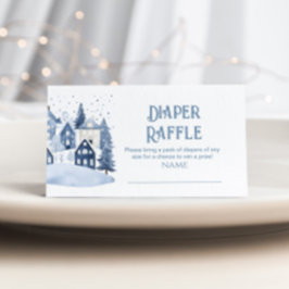 It takes a Village Navy Houses Diaper raffle エンクロージャーカード