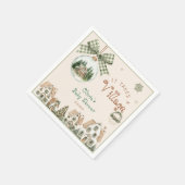 It Takes a Village Neutral Baby Shower スタンダードカクテルナプキン (角)