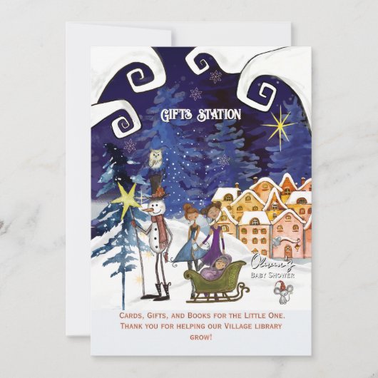 It Takes a Village Universal Sign Suite TEMPLATE 招待状 (正面)