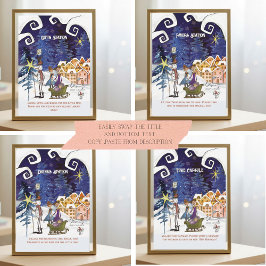 It Takes a Village Universal Sign Suite TEMPLATE 招待状