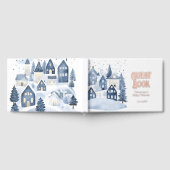 It Takes a Village Winter Baby Boy Shower ゲストブック (全面)