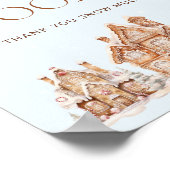 It Takes a Village Winter Baby Shower Gift Book ポスター (角)