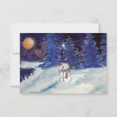 It Takes a Village Winter Fairy Baby Girl  サンキューカード (裏面)