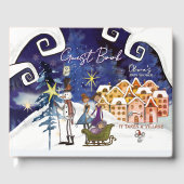 It Takes a Village Winter Fairy Girl Baby Shower  ゲストブック (正面)