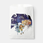 It Takes a Village Winter Fairy Girl Baby Shower  フェイバーバッグ (正面)