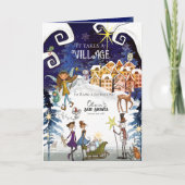 It Takes a Village Winter Fairy Storybook Keepsake カード (正面)