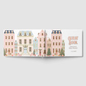 It Takes a Village Winter Girl Baby Shower ゲストブック (全面)