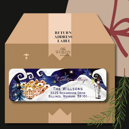 It Takes a Village Winter Guardian Baby Shower  ラベル