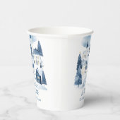 It Takes a Village Winter Snow Baby Shower 紙コップ (右)