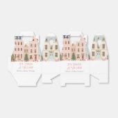 It Takes a Village Winter Snow Girl Baby Shower フェイバーボックス (折り畳みなし)