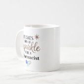 It Takes Sparkle to Be a Pharmacist Personalized コーヒーマグカップ (正面左)