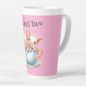 It Takes Two Teacup Piglets カフェラテマグ (右アングル)