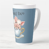 It Takes Two Teacup Piglets カフェラテマグ (右アングル)