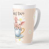 It Takes Two Teacup Piglets カフェラテマグ (右アングル)
