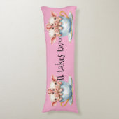 It Takes Two Teacup Piglets ボディピロー (正面縦)