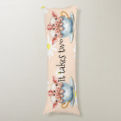 It Takes Two Teacup Piglets ボディピロー (正面縦)