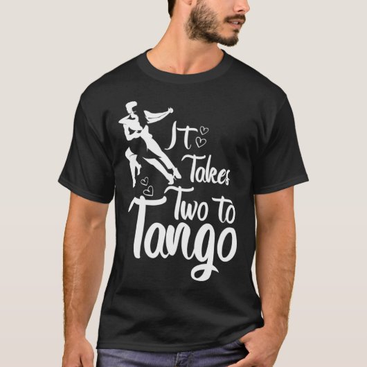It Takes Two To Tango Artwork Tango Teachers Tシャツ (正面)