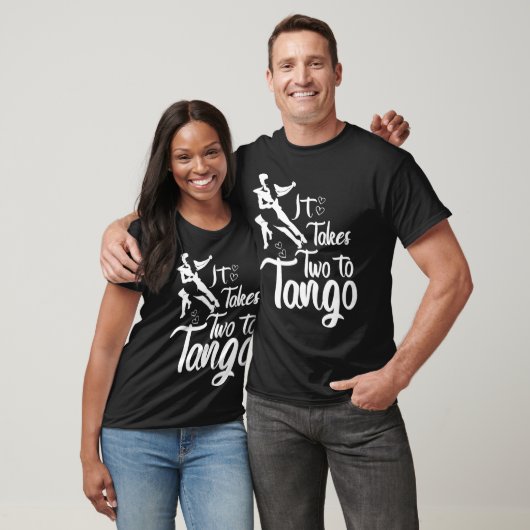 It Takes Two To Tango Artwork Tango Teachers Tシャツ (ユニセックス)