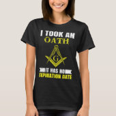 It Took An Oath Masonic Master Square And Compass  Tシャツ (正面)