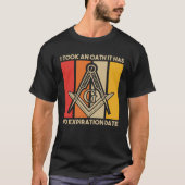 It Took An Oath Masonic Master Square And Compass  Tシャツ (正面)