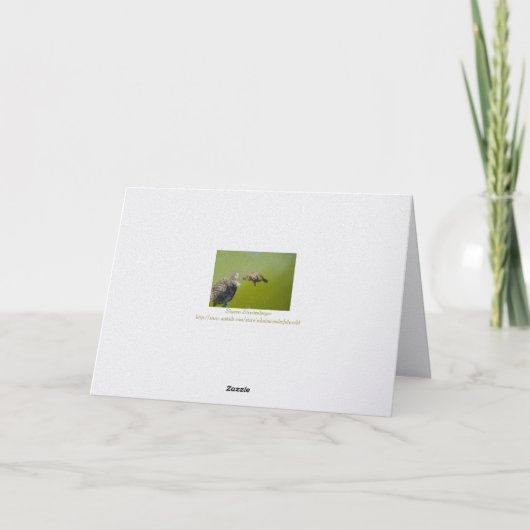 It Was Love At First Sight /Happy Anniversary カード (裏面)