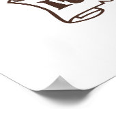 It Wasn't Me angel pug funny quote ポスター (角)