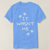 It wasnt me cute cat tシャツ (デザイン正面)