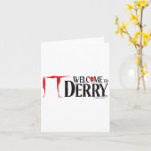 It_Welcome To Derry 動揺して Logo Horro カード (黄色い花)