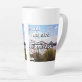 It will always be the Tappan Zee to me カフェラテマグ (右アングル)