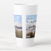 It will always be the Tappan Zee to me カフェラテマグ (正面)