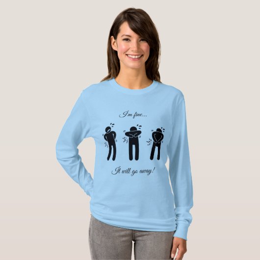 It will go away! Long sleeve shirt Tシャツ (正面フル)