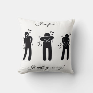 It will go away! Throw pillow クッション