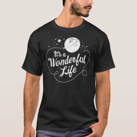 It&x27;s a Wonderful Life – タイトルクラシック付きTシャツ Tシャツ (正面)