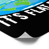 It X27 S Flat Bro Funny Flat Earth Society T Shi T ポスター (角)