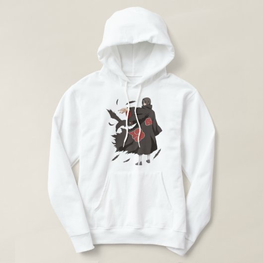 Itachi Uchiha Sharingan Hoodie – Ninja Spirit Desi パーカ (デザイン正面)