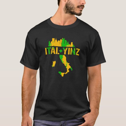 Ital Yinz イタリアン Pittsburgher Tシャツ (正面)