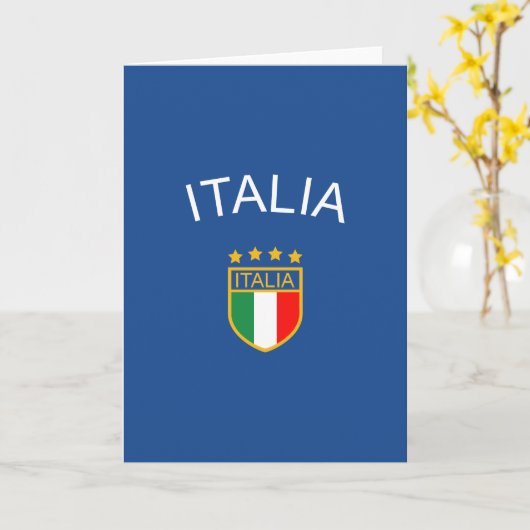 Italia カード (黄色い花)