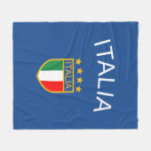 Italia フリースブランケット (正面(横))