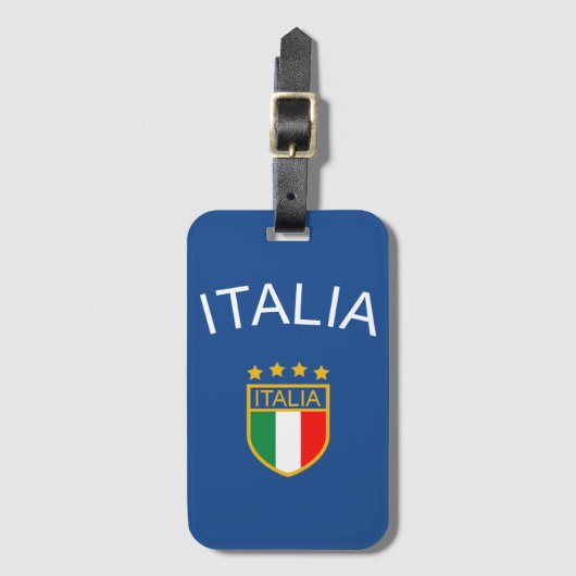 Italia ラゲッジタグ (正面縦)