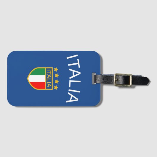 Italia ラゲッジタグ (正面横)